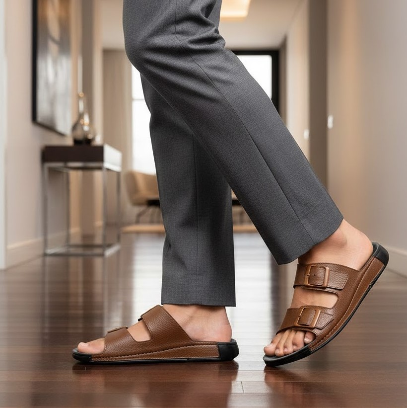 خرید آنلاین صندل مردانه پاپوک مدل 1002 کد 03